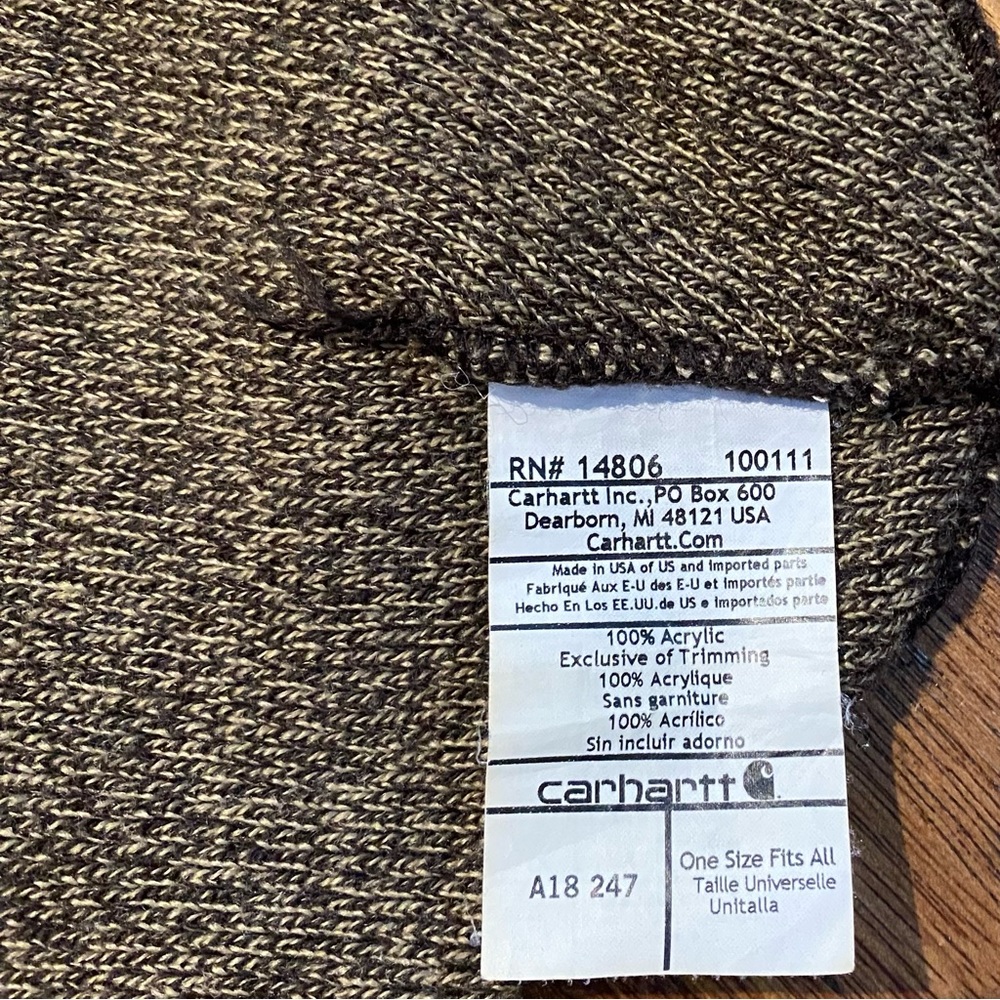Carhartt Cuffed Beanie in Sandstone - Picture 5 of 6